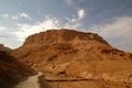 Masada. Ancient fortification in Israel Royalty Free Stock Photo